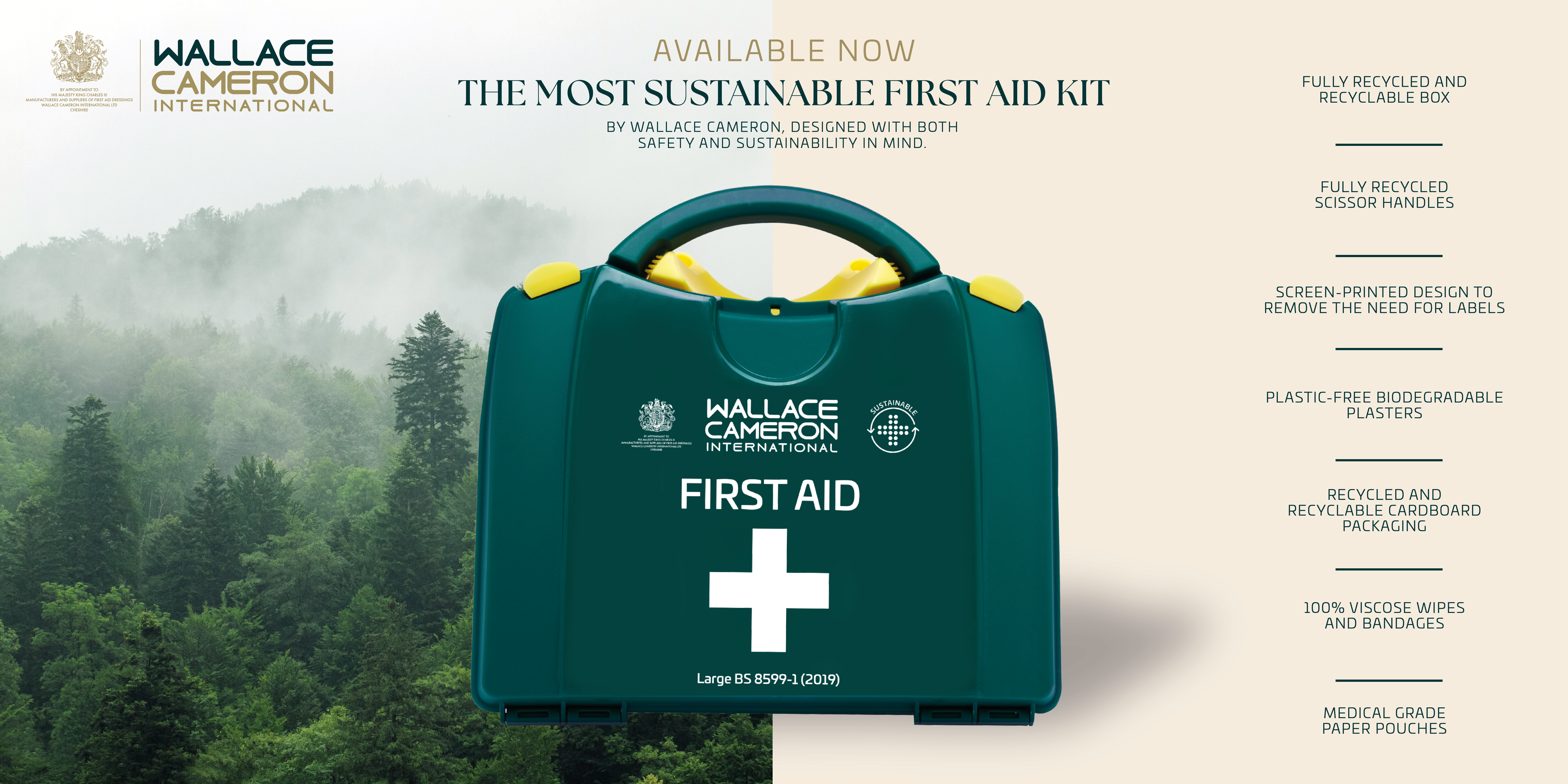 Range of first aid product on display